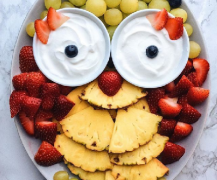 超简单的水果拼盘图片 盘点各类创意猫头鹰水果拼盘