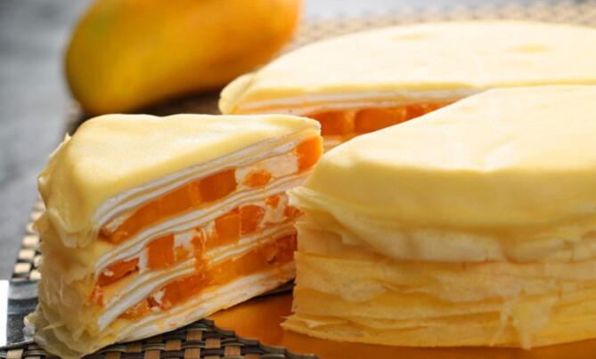 芒果千层蛋糕的功效,芒果千层蛋糕的做法