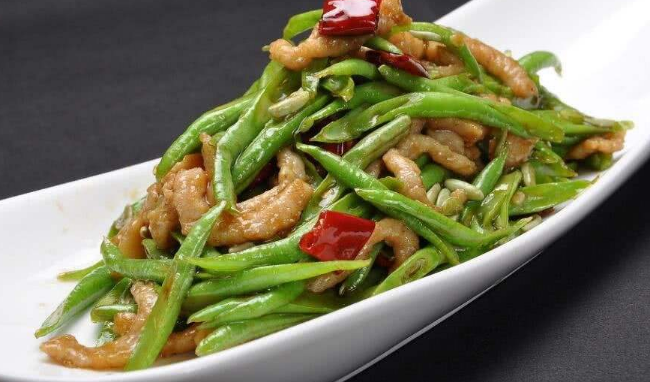 四季豆怎么做好吃,四季豆炒肉的做法