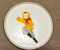 儿童水果拼盘图片及做法,与孩子一起玩耍