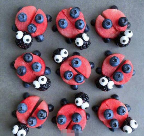 六一获奖水果拼盘图片大全,创意水果拼盘做法