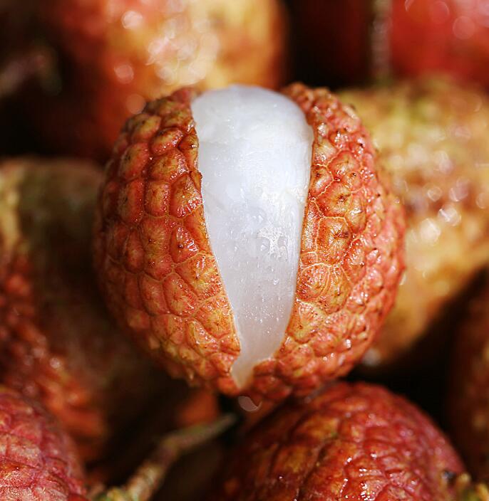 妃子笑荔枝图片大全,白糖罂桂味荔枝