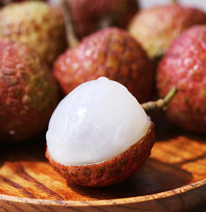 妃子笑荔枝图片大全,白糖罂桂味荔枝