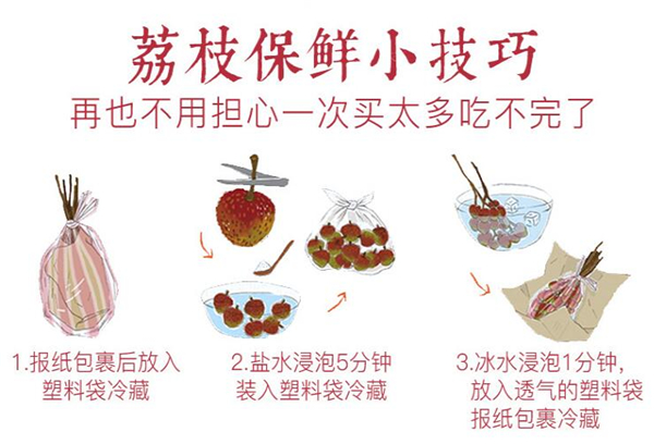 荔枝放在冰箱能放多久 荔枝放冰箱能保存几天