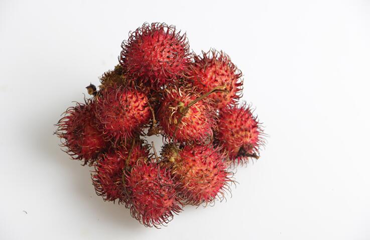 泰国红毛丹图片大全,新鲜可口的进口红毛丹