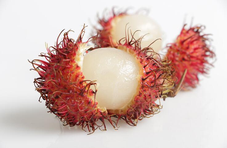 泰国红毛丹图片大全,新鲜可口的进口红毛丹