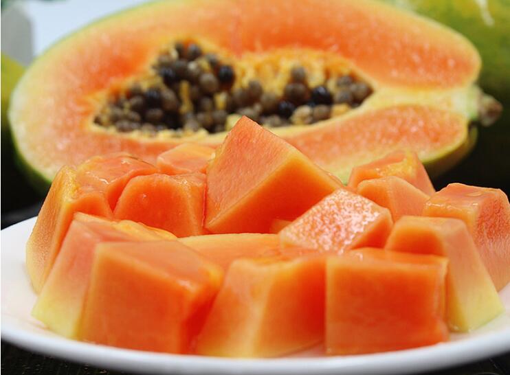 红心木瓜图片大全大图,海南红心牛奶木瓜