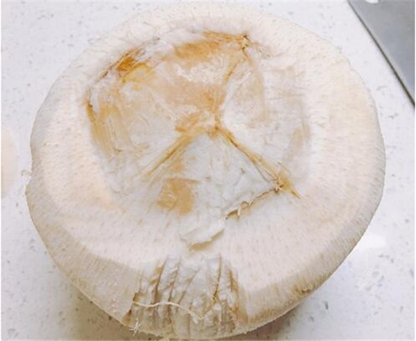 椰子三个孔在哪个位置,椰子三孔有两假一真