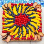 聚会创意水果拼盘图片,超简单的水果拼盘