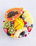 小份水果拼盘,一个人的创意下午茶