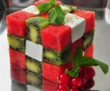 两个人的水果拼盘晚餐,人少也要精致的吃水果拼盘