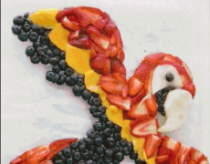 下午茶水果拼盘图片 简单好看的下午茶专用水果拼盘