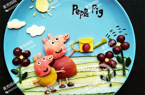 小动物水果拼盘图片,创意水果拼盘图片及做法