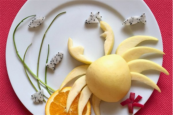 趣味水果拼盘图片,最简单漂亮的水果拼盘图片