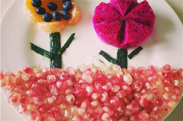 不切又简单的水果拼盘图片,随便摆就能成一个水果拼盘