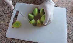 超级果花水果拼盘制作方法 招待客人就用这样的水果拼盘