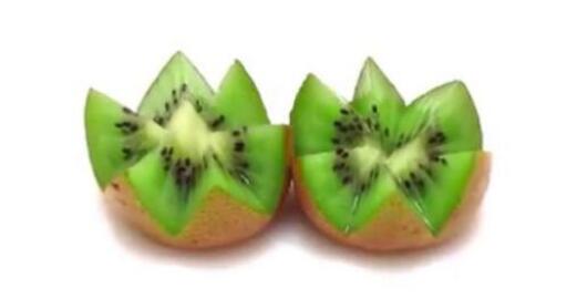 最简单漂亮的水果拼盘,奇异果荷花水果拼盘图片简单好看