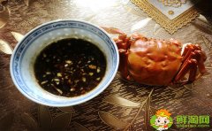 吃螃蟹时的蘸料怎么调,清蒸螃蟹最简单的蘸汁清蒸