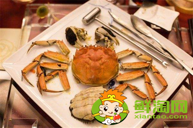 大闸蟹怎么吃新手,大闸蟹不能吃的部位图